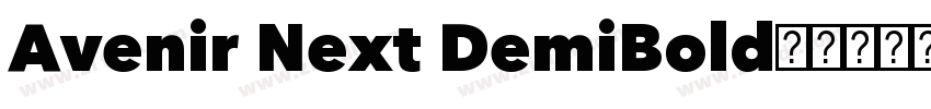Avenir Next DemiBold字体免费下载字体转换